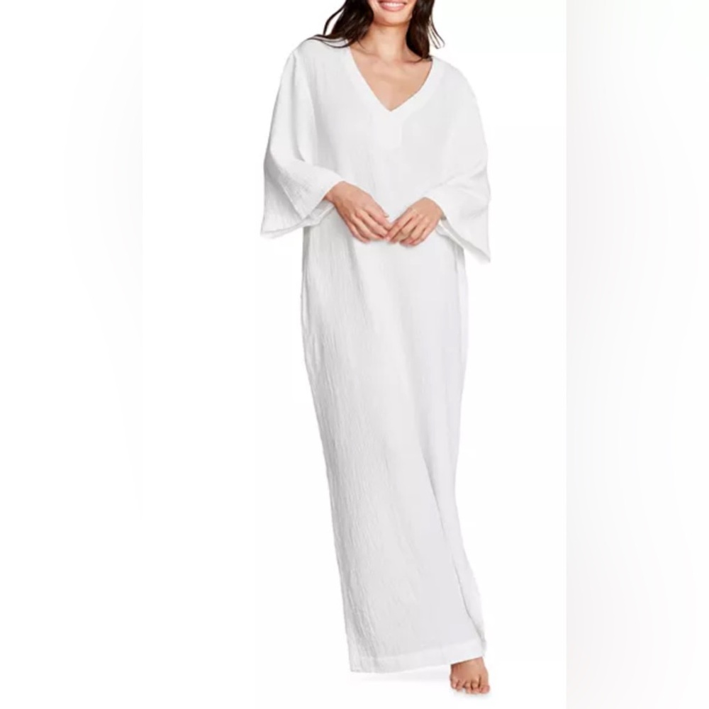 BAREFOOT DREAMS
Malibu Collection Sun Soaked Crinkle Cotton Caftan